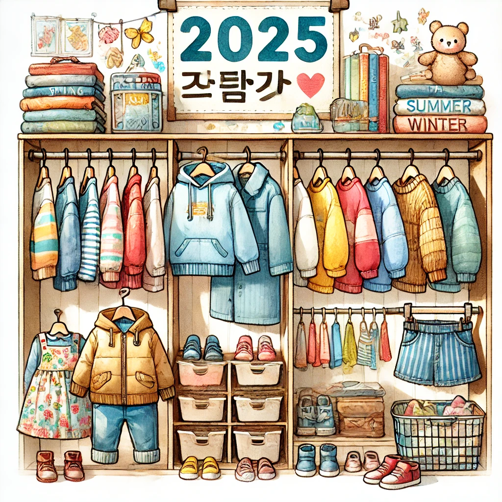 children's outfits representing different seasons